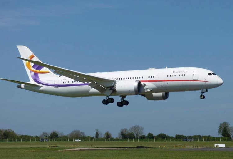 波音BBJ 787 机型图片